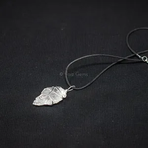Crystal Quartz Arrowheads Wire Wraped Pendants