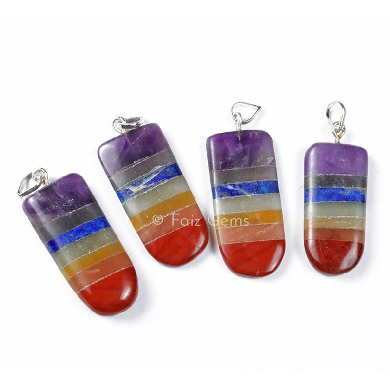 Seven Chakra Bonded Pendants