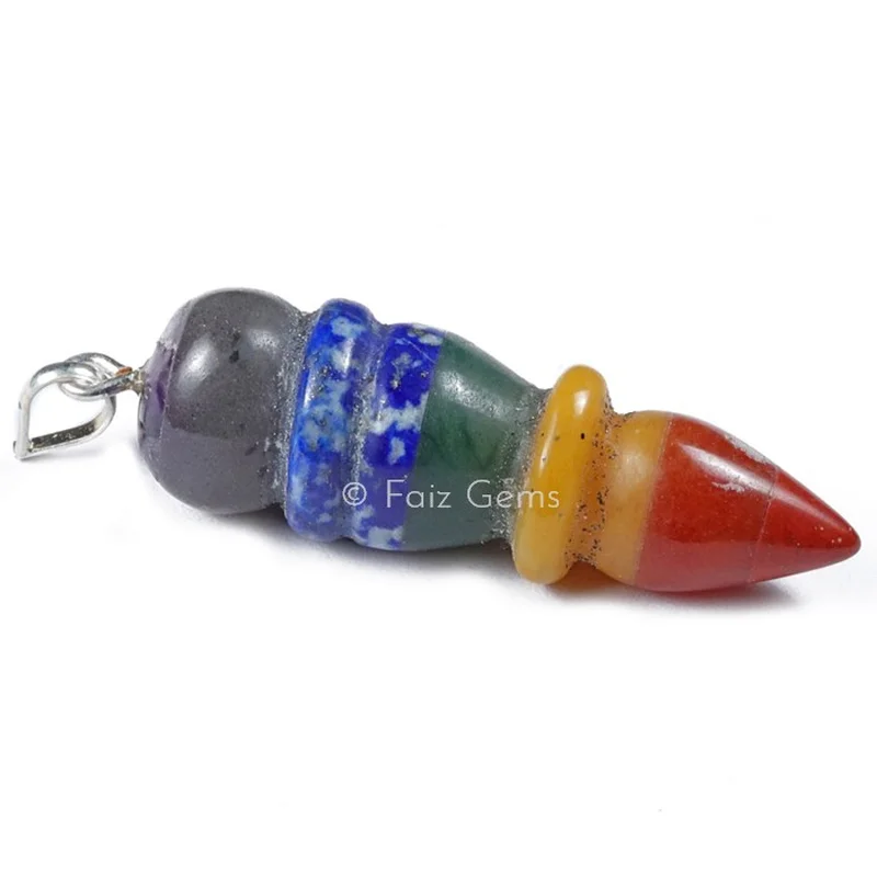 Fancy Bonded Seven Chakra Pendants