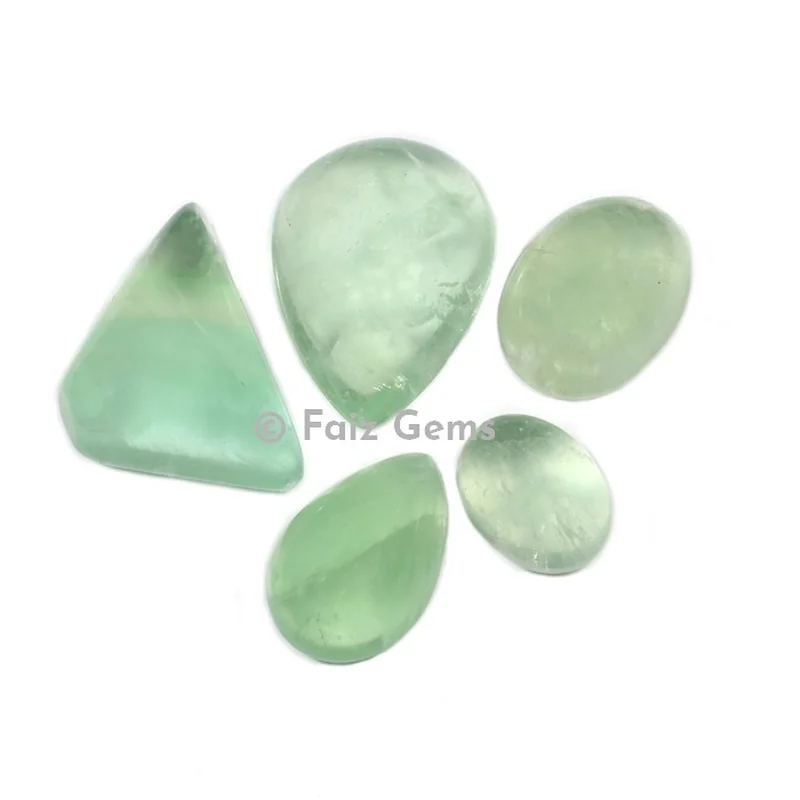 Green Fluorite Cabochons