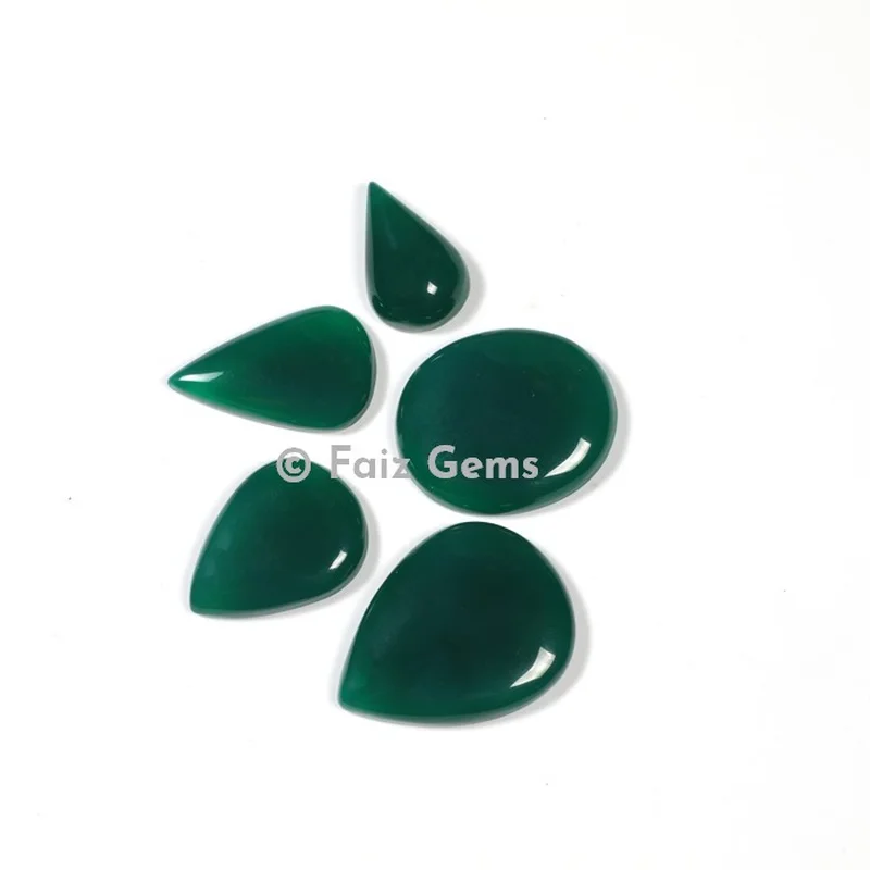 Green Onyx Cabochons