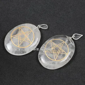Pentacle Crystal Pendants