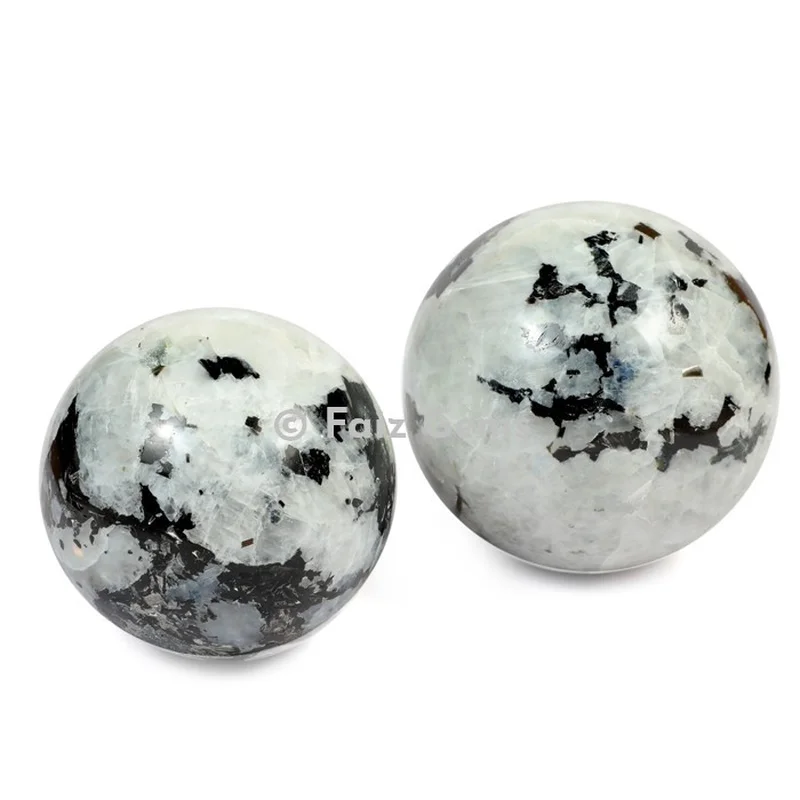 Rainbow Moonstone Spheres