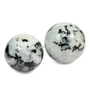 Rainbow Moonstone Spheres