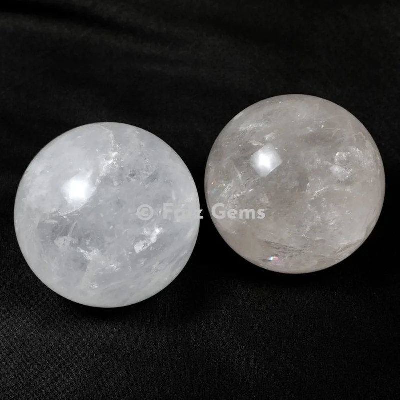 Crystal Quartz Spheres