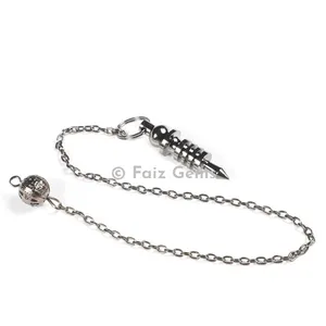 3 Plated Isis Silver Metal Metal Pendulum