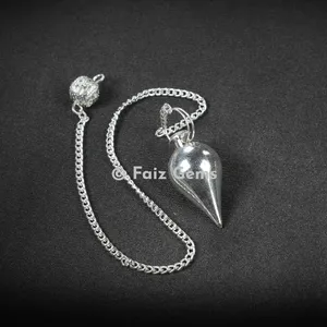 Silver Small Drop Metal Pendulum