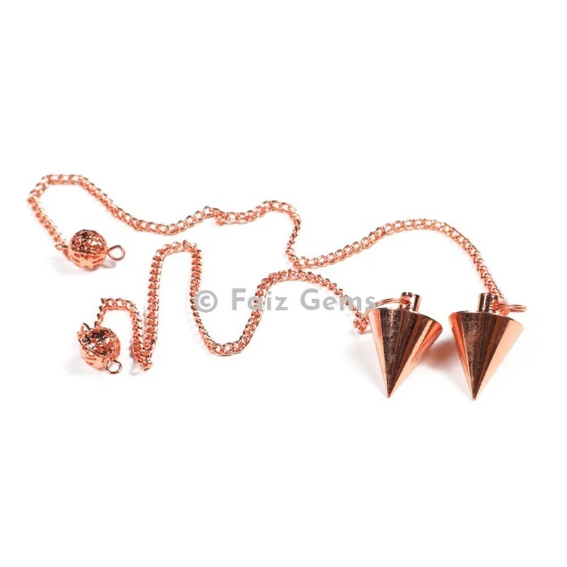 Copper Brass Dowsing Metal Pendulum
