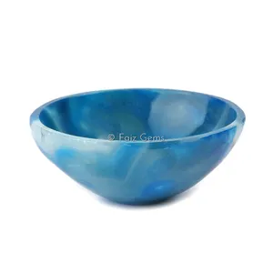 Blue Onyx Agate Bowl