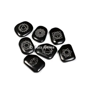 Black Jasper Chakra Unshaped Set