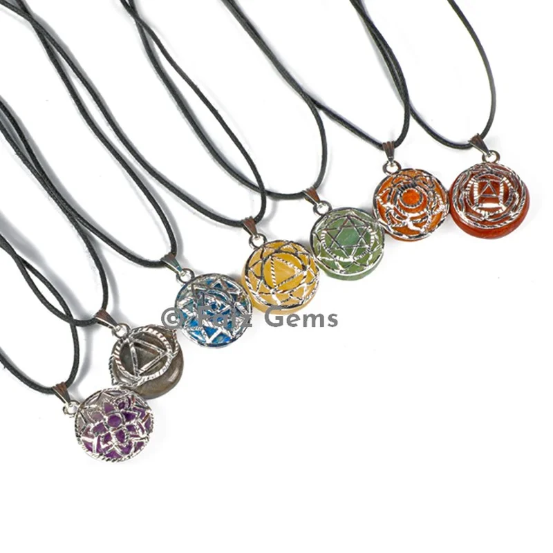 Chakra Disc Jewellery Set