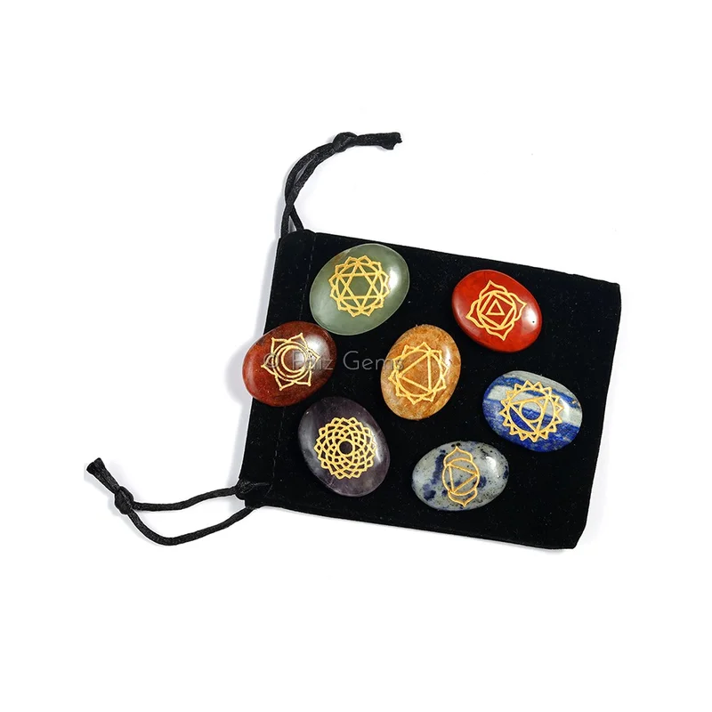 Chakra Oval Set With Pouch