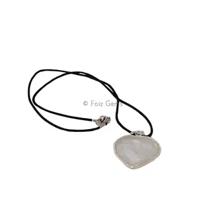 Crystal Quartz Heart Pendant