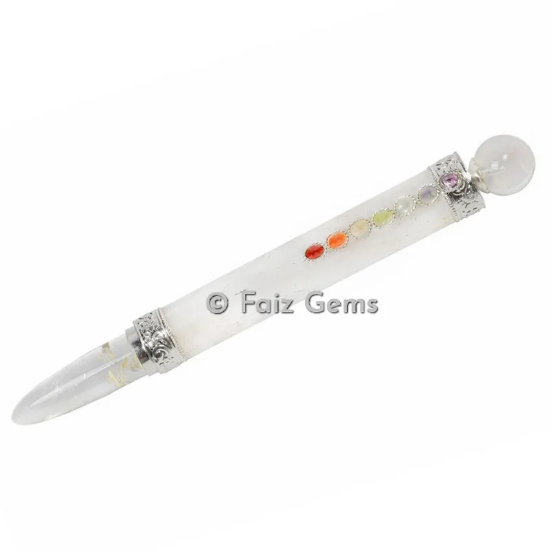 Crystal Quartz Bullet Healing Wands