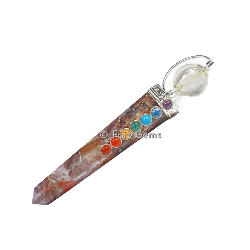 Amethyst Chakra Merkaba Healing Wand