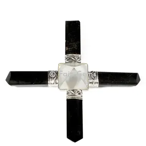 Black Tourmaline With Clear Healing Generator