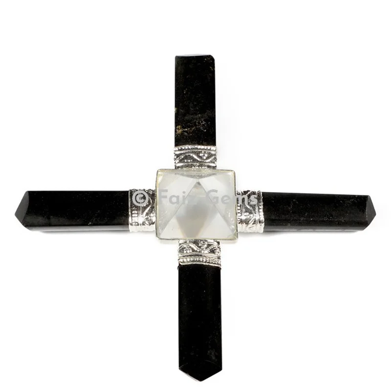 Black Tourmaline With Clear Healing Generator