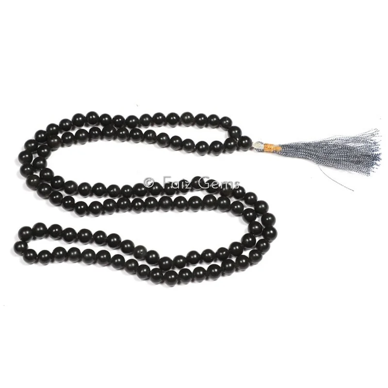 Black Jasper Gemstone Japa Mala