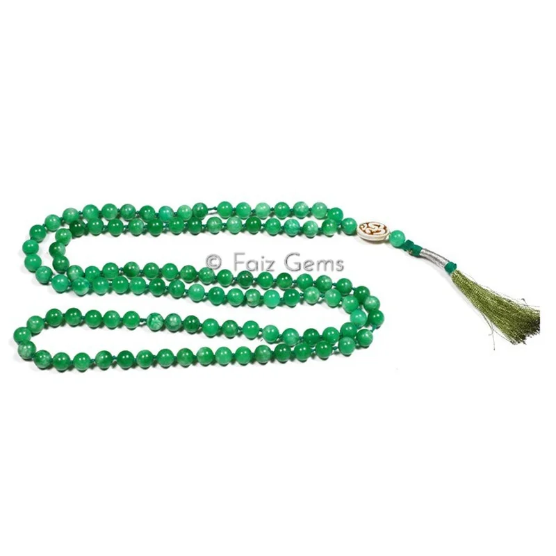 Green Aventurine Gemstone Japa Mala