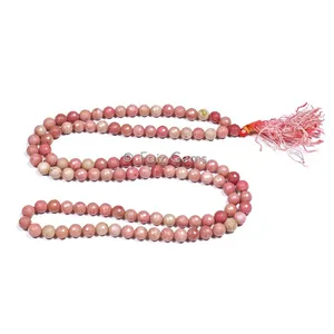Rhodochrosite Gemstone Japa Mala