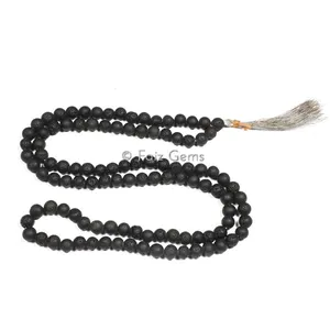 Lava Gemstone Japa Mala