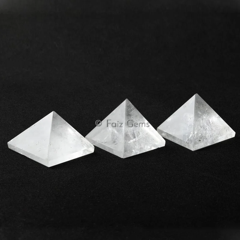 Crystal Quartz Gemstone Pyramid