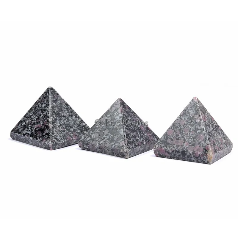 Snowflake Obsidian Gemstone Pyramids