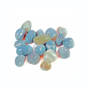 Blue Lace Tumbled Stones