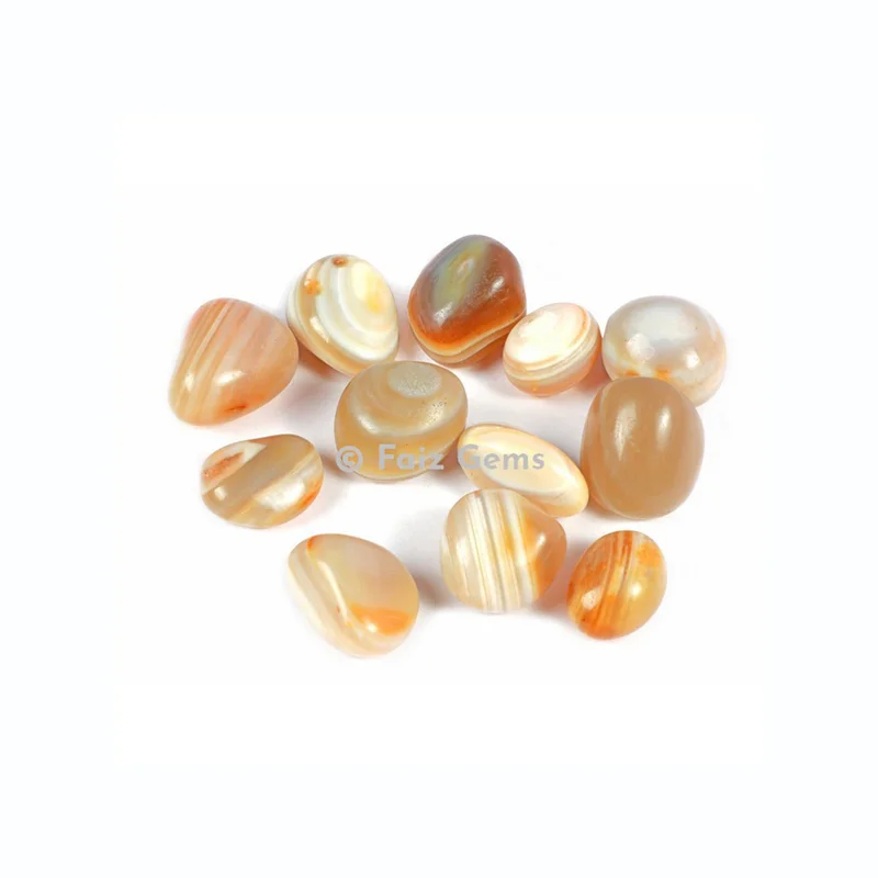 Banded Agate Stone Tumbled