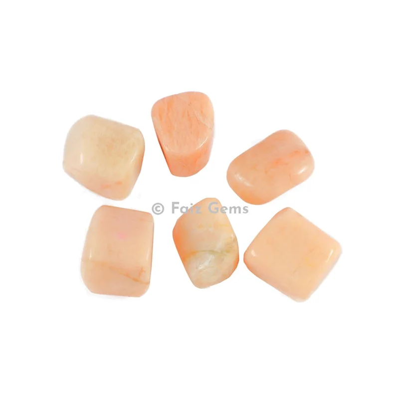 Peach Moonstone Tumbled