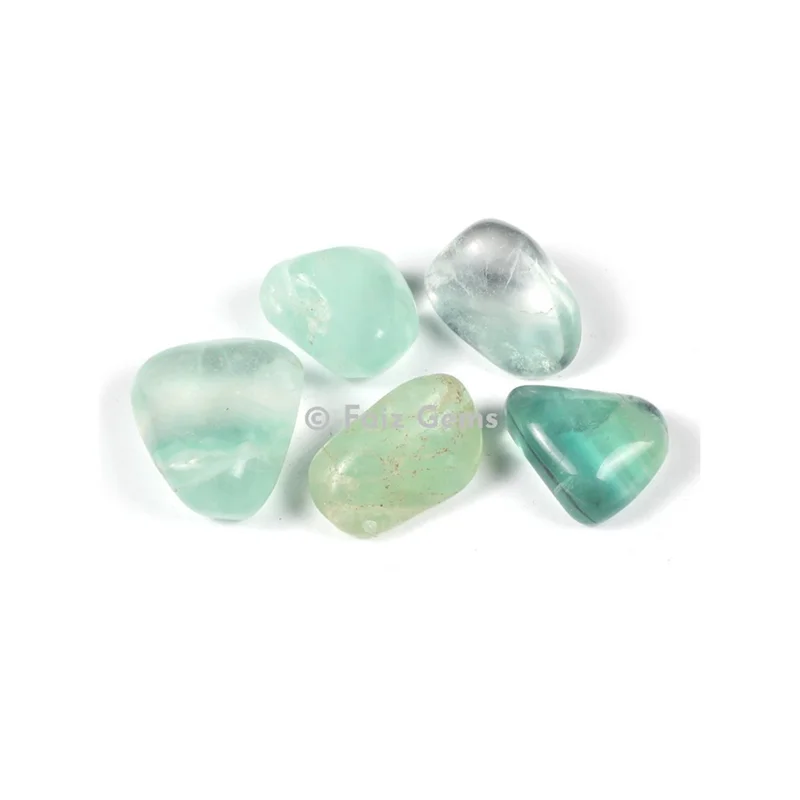 Green Fluorite  Tumbled Stones