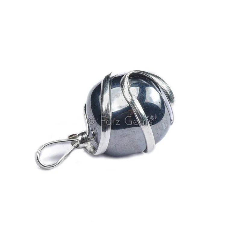 Hematite Wire Wrap Pendants