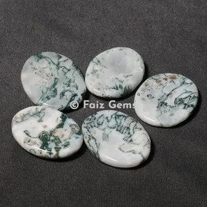 Tree Agate Worry Stone