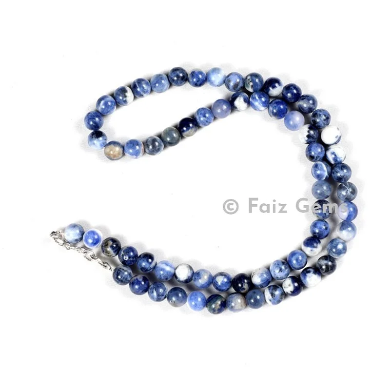 Sodalite Round Beads Necklace