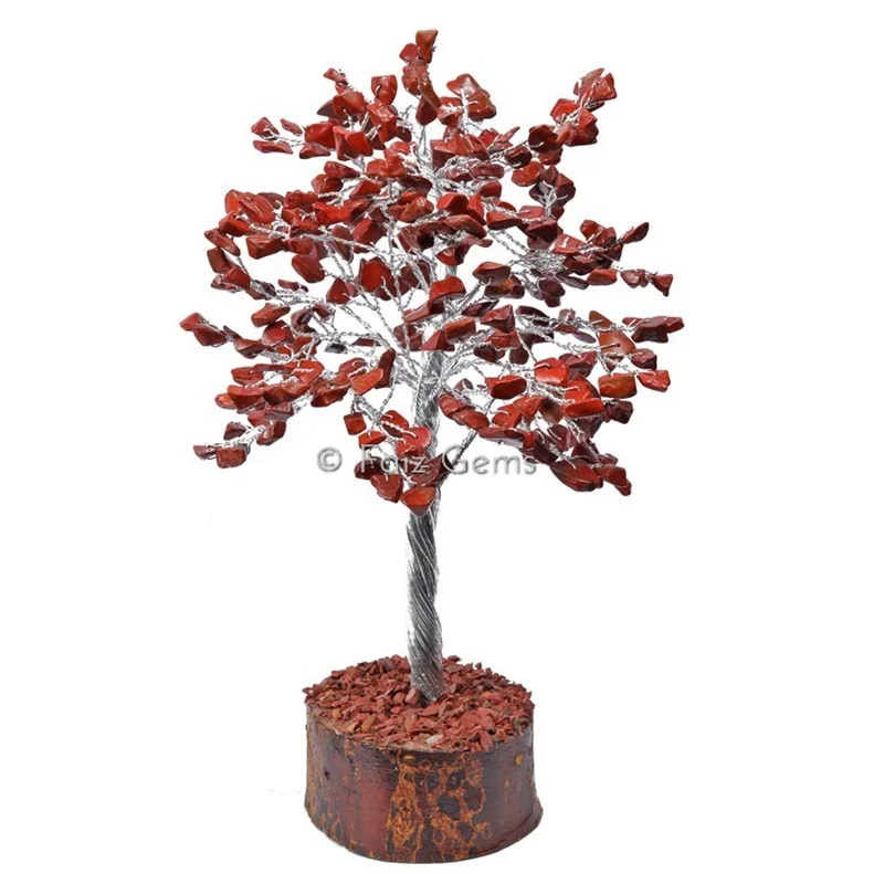 Red Jasper  Silver Wire Tree