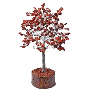 Red Jasper  Silver Wire Tree