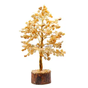 Golden Quartz  Golden Wire Tree