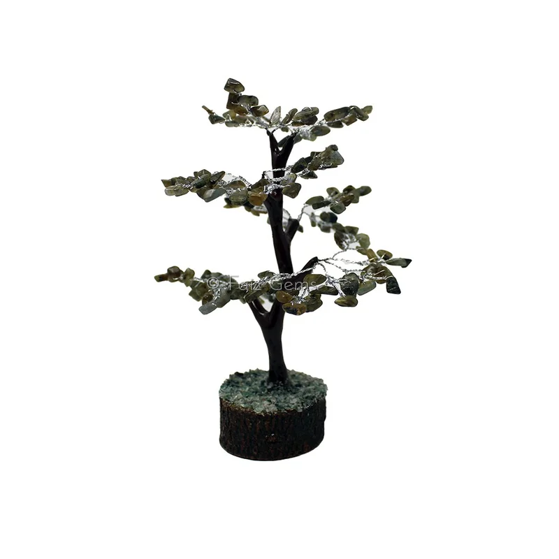 Labradorite Mseal Wire Tree(150 Chips)