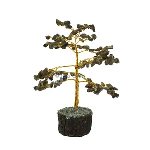 Labradorite Golden Wire Tree(150 Chips)