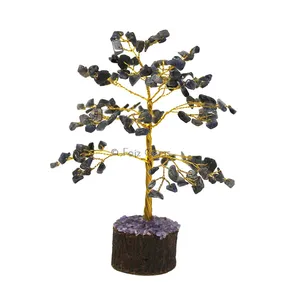 Iolite Golden Wire Tree(150 Chips)