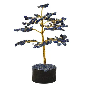 Lapis Lazuli Golden Wire Tree(150 Chips)