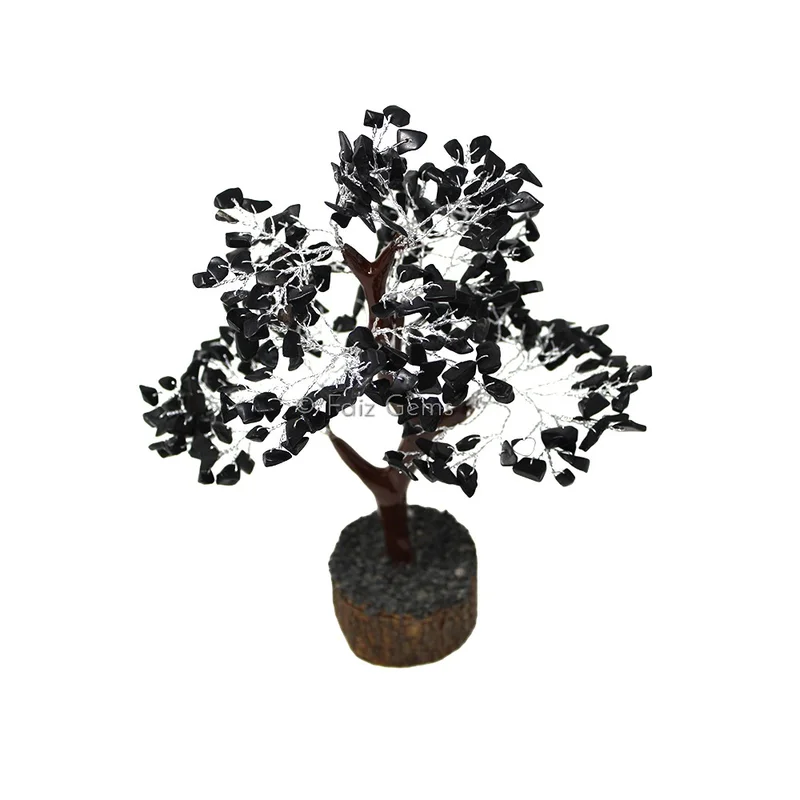 Black Agate Mseal Wire Tree(300 Chips)