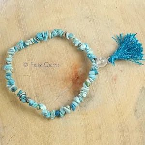 Turquoise Gemstone Power Chips Bracelets