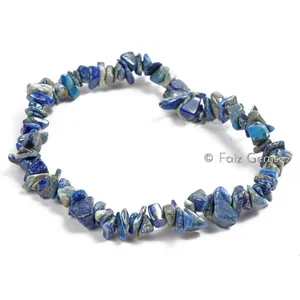 Lapis Lazuli Gemstone Chips Bracelets