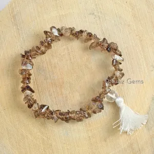 Smokey Chips Gemstone Bracelets