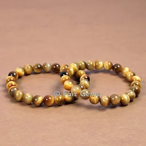Lemon Tiger Eye Bracelets