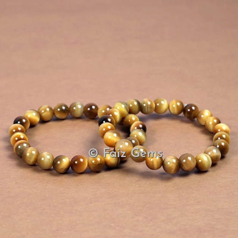 Lemon Tiger Eye Bracelets