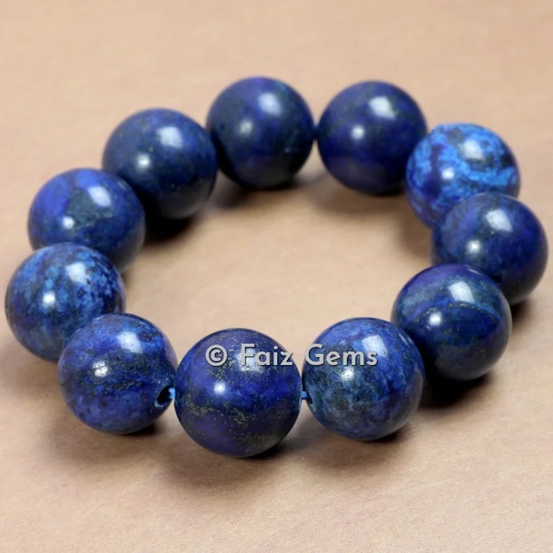 Lapis Lazuli Big Beads Bracelets