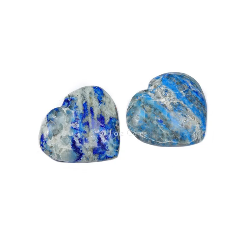Lapis Lazuli Gemstone Hearts