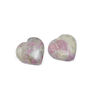 Ruby Crystal Gemstone Hearts